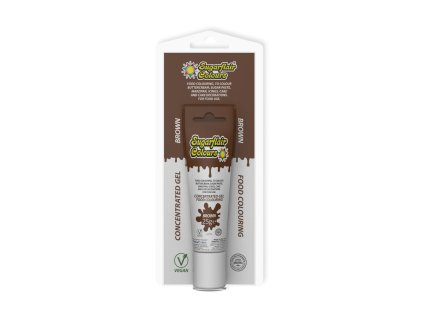 Sugarflair A1317 Sugarflair Gel Colour Tube 25g Brown jpg 1