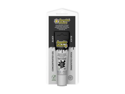 Sugarflair A1314 Sugarflair Gel Colour Tube 25g Black jpg 1