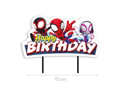 Dekora 359020 CAKE TOPPERS PAPEL SPIDEY 175 2 jpg 1