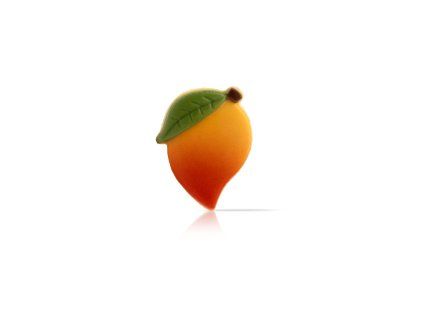 Čokoládová dekorácia mango 3,5x2,7cm 108ks  Čokoládové mango ozdoby