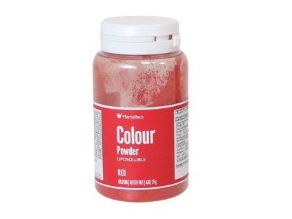 Prachová farba RED (červená) 25g