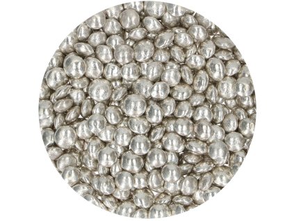 5001 1 fc posyp lentils mettalic silver strieborna 80g