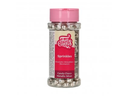 5001 1 fc posyp lentils mettalic silver strieborna 80g
