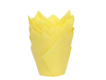 5922 1 kosicky na muffiny tulip yellow 36ks hof