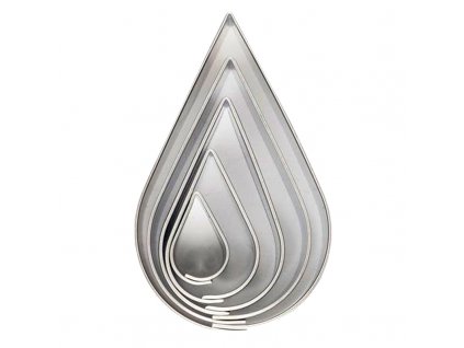 6000 1 kovova vykrajovacka kvapky 5ks