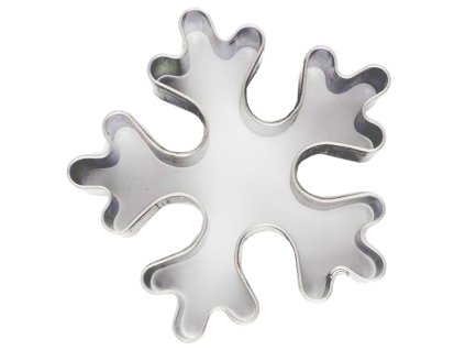 6048 1 kovova vykrajovacka snehova vlocka 6cm