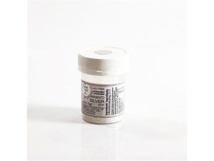 6750 1 prachova farba perletova strieborna 5g