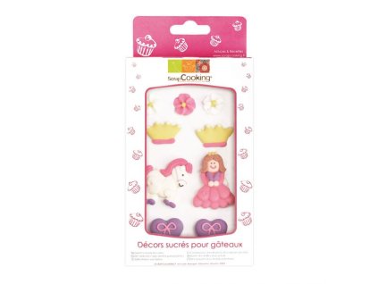 SC7048 cukrová dekorácia princezná
