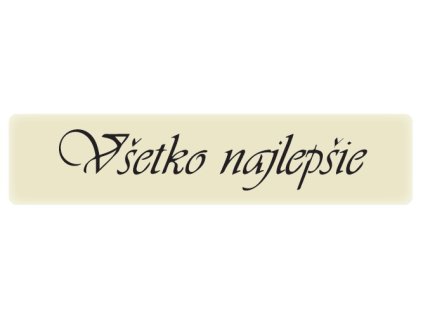 čokoládka všetko najlepšie 96ks