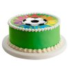 145094 6 DISCOS OBLEA TARTA BALON FUTBOL 20CM 3