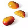 Silikónová forma MANGO 130 (6ks) - 93x57x42mm + vykrajovačka  MANGO 130 - STAMPO IN SILICONE 93X57 H42 MM + CUTTER