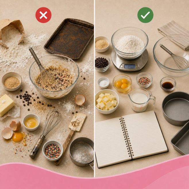 3 veci, ktoré profíci nikdy nerobia 👇 ❌ nepridávajú suroviny od oka ❌ nemenia recept počas pečenia ❌ nepodceňujú vybavenie...