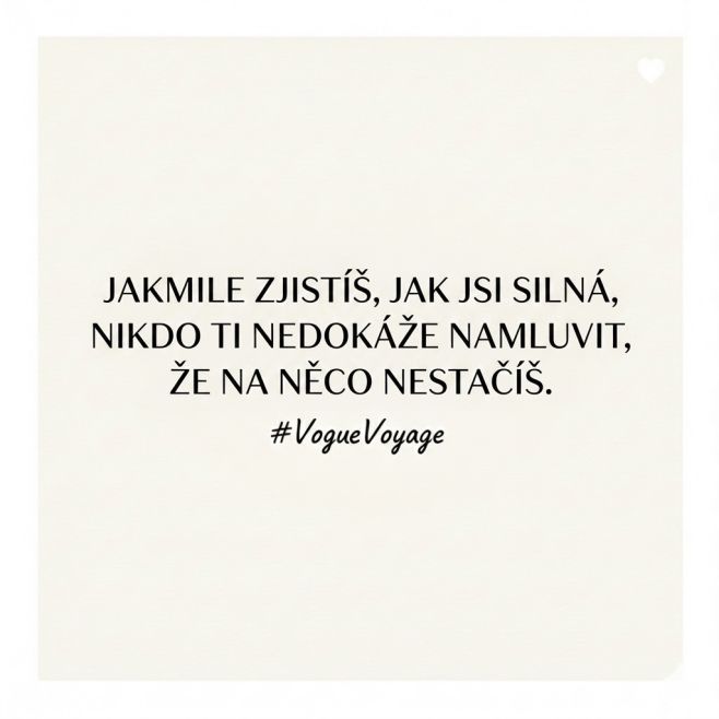 Jakmile zjistíš, jak jsi silná, nikdo ti nedokáže namluvit, že na něco nestačíš. 🫶🏼 #citat #motto #citatdne #mottooflife...