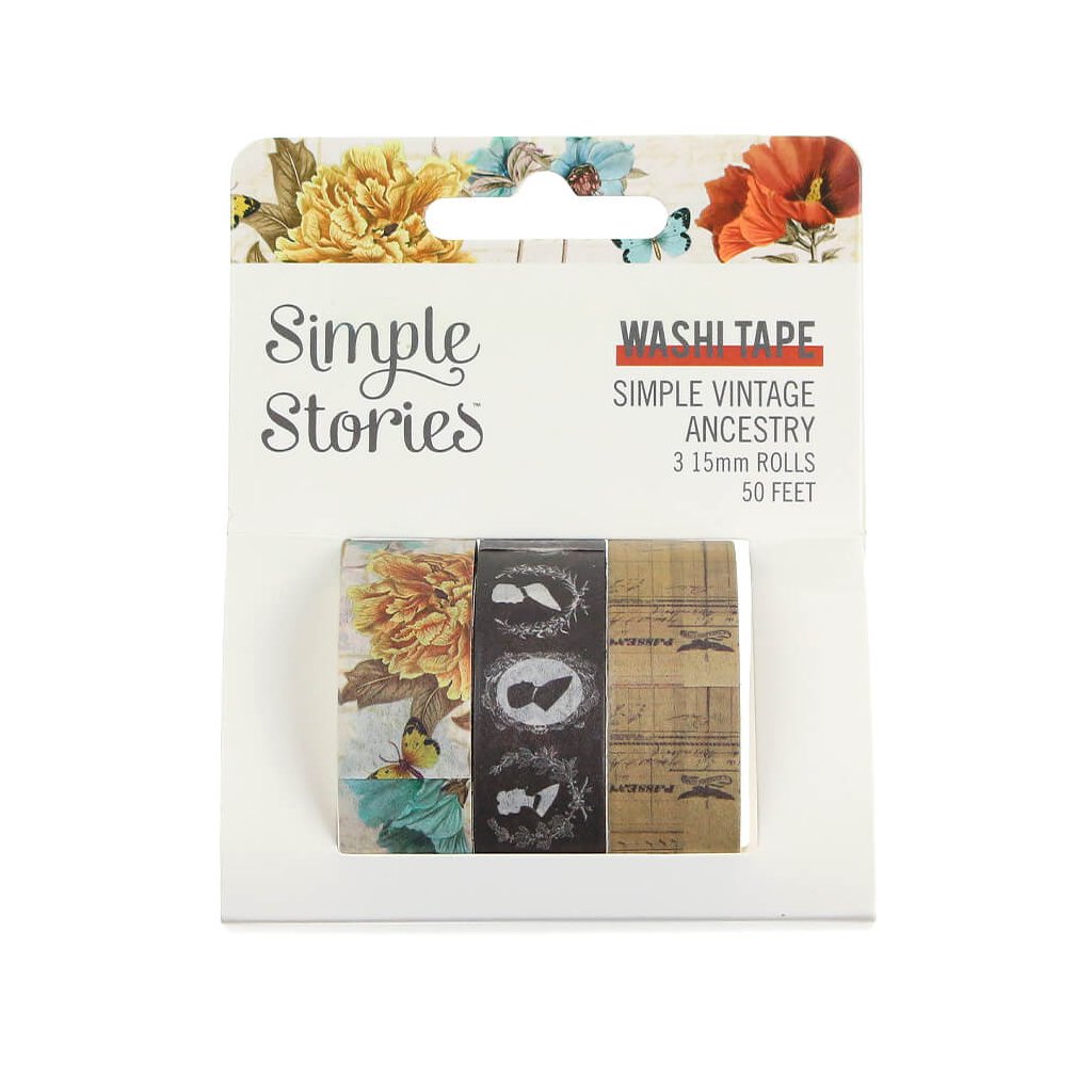 washi pásky Simple Stories Vintage Ancestry