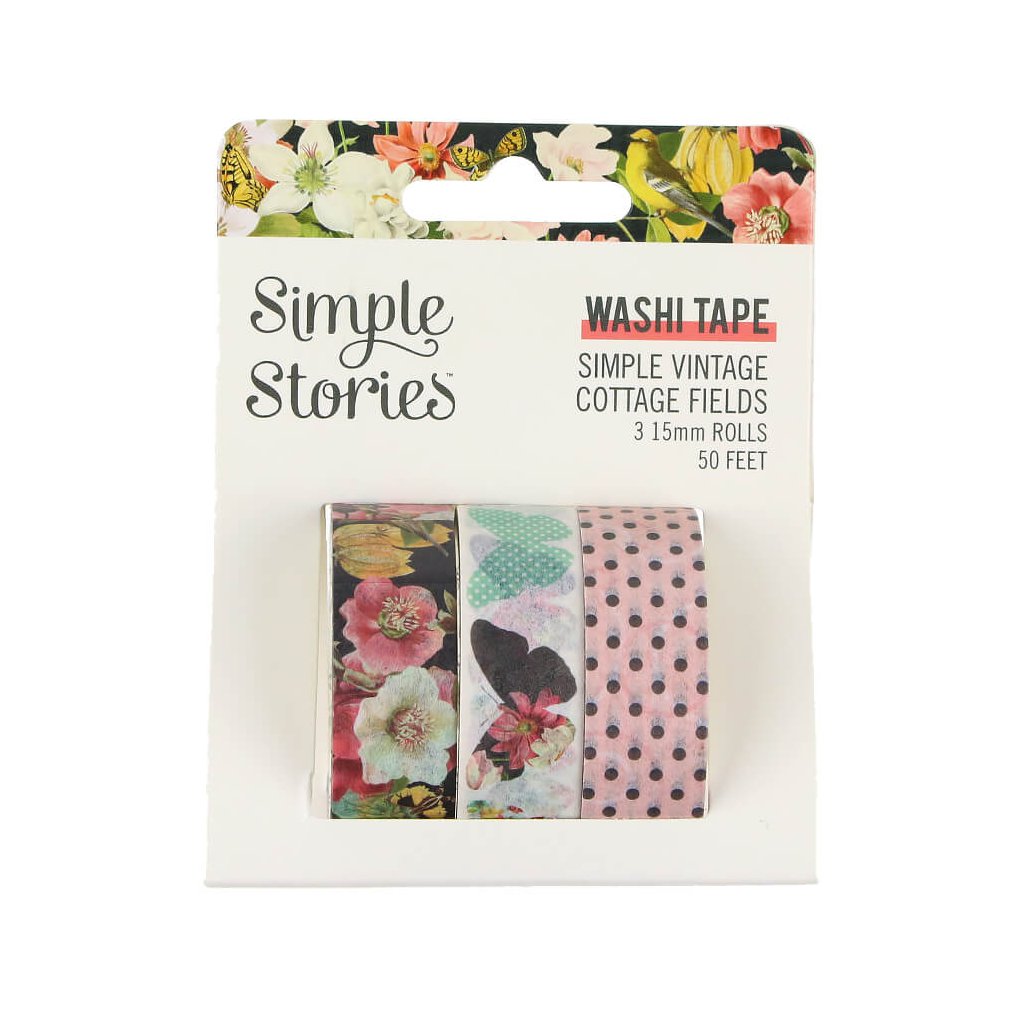 Washi pásky Simple Stories Cottage Fields