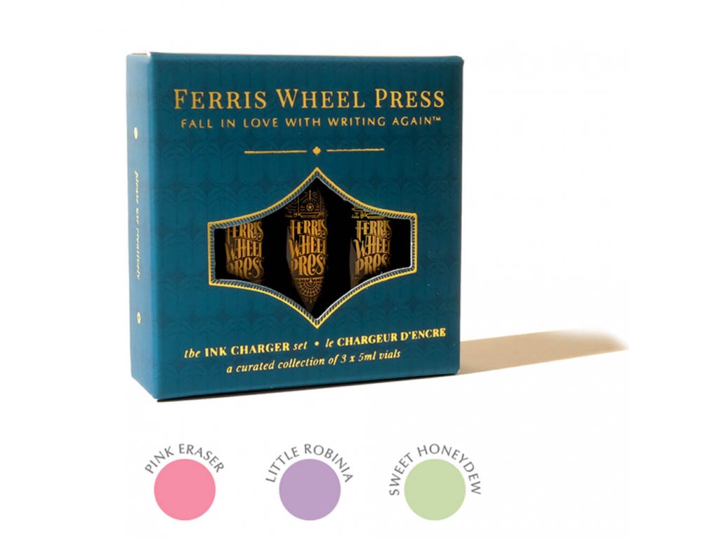 Inkousty Ferris Wheel Press Spring Robinia, sada 3 ks