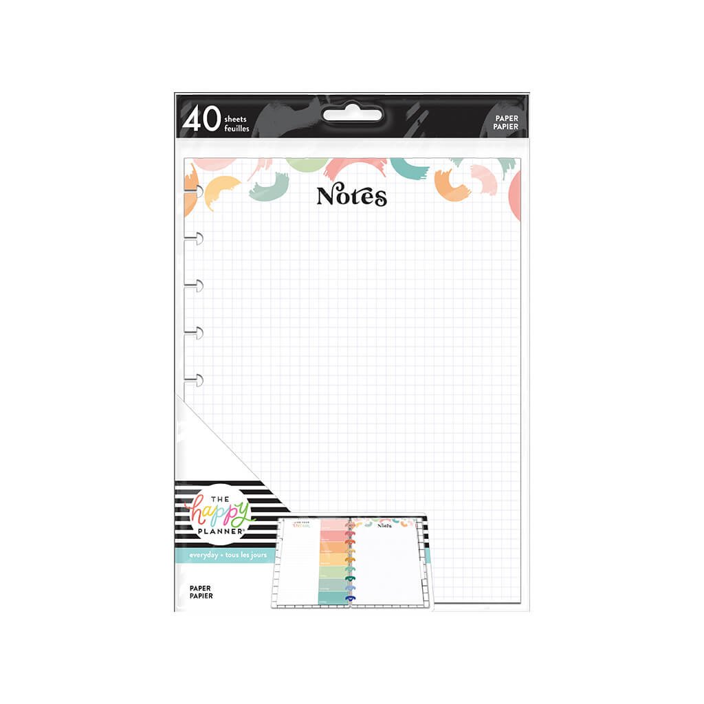 Poznámkové listy Happy Planner CLASSIC Everyday Colorful Notes