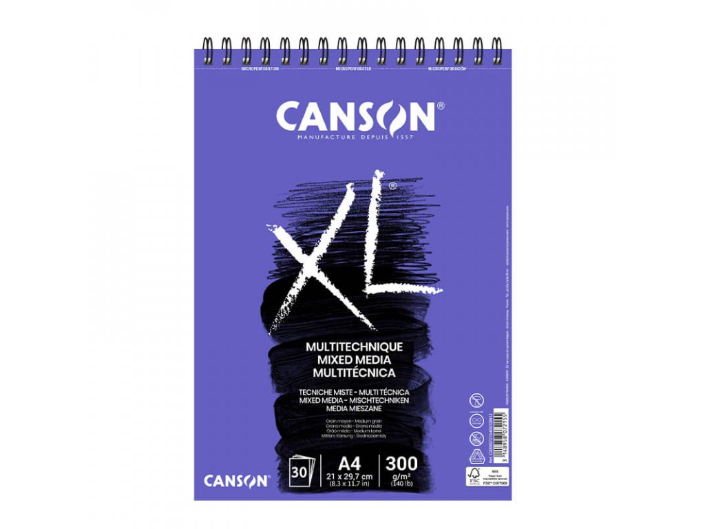 Skicák Canson XL Mix Media A4