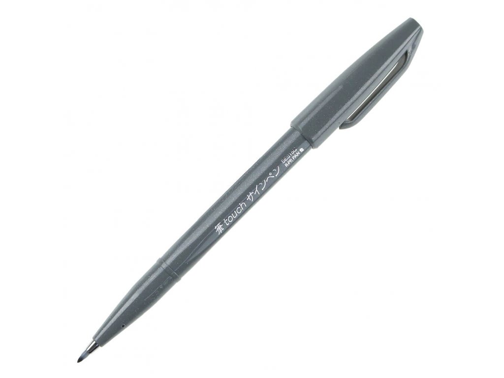 pentel brush Sign Pen tmavě šedá