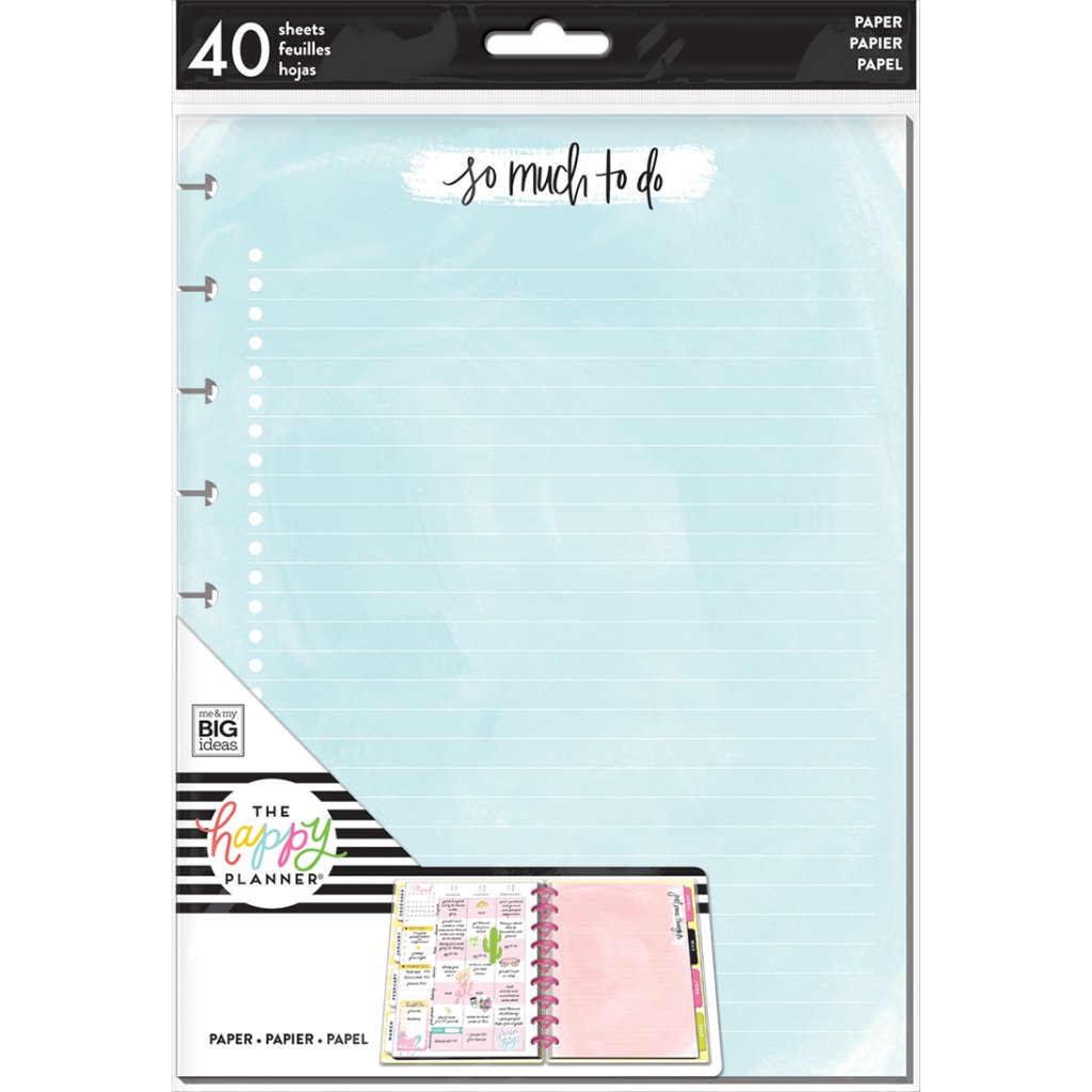 Poznámkové listy kombinované Happy Planner CLASSIC - Color Student
