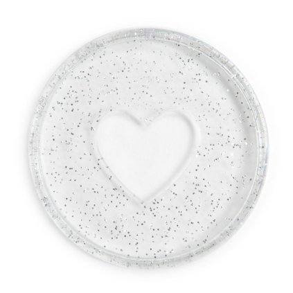 Spojovací disky do diáře Happy Planner 4,4 cm Glitter Silver