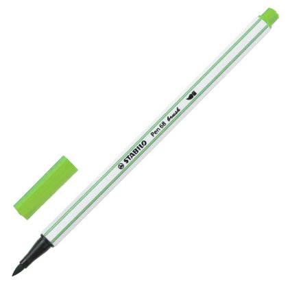 štětcový fix stabilo point 68 zelená 33