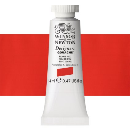 249 kvašová barva winsor newton FLAME RED