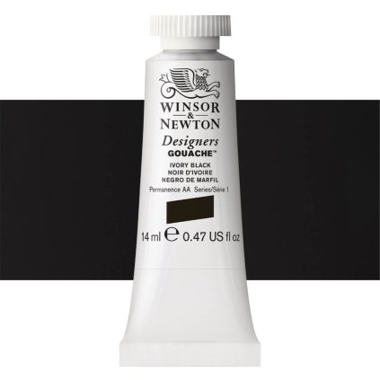 331 kvašová barva winsor newton IVORY BLACK