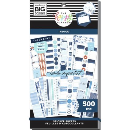 Samolepky Happy Planner Value Pack Indigo