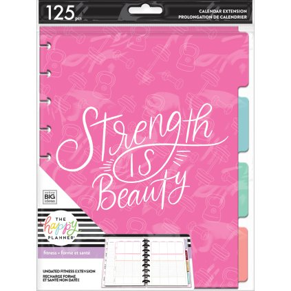 Rozšíření do diáře Happy Planner CLASSIC Strength Is Beauty