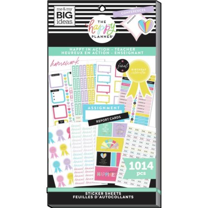 Samolepky Happy Planner Value Pack Happy In Action