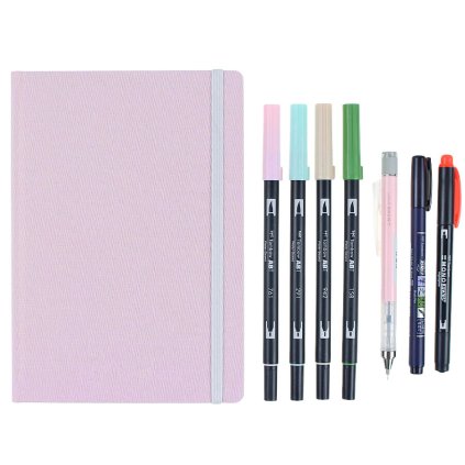 Bullet Journal set Tombow růžový