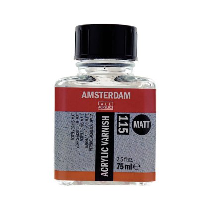 Finální lak na akrylové barvy Amsterdam vysoce MATNÝ 75 ml