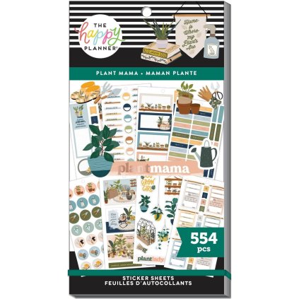 Samolepky Happy Planner Value Pack Plant Mama