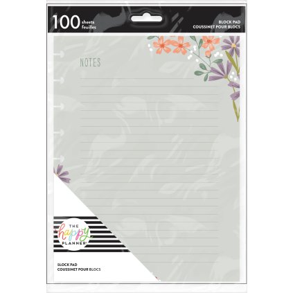 Poznámkový blok Happy Planner CLASSIC Notes Floral