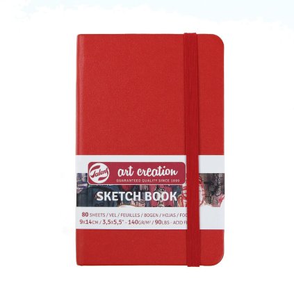 Talens Art Creation Sketchbook Red 13X21 cm, 140 Grams