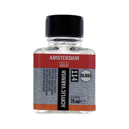 Finální lak na akrylové barvy Amsterdam leskly 75 ml