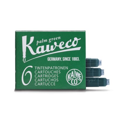 Inkoustové bombičky Kaweco, 6 ks Palm Green