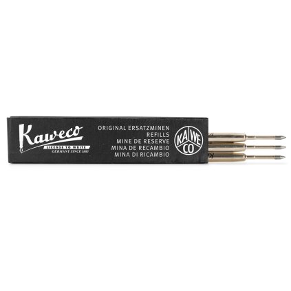 Náplň pro roller Kaweco, 0,8 mm černá, 3 ks