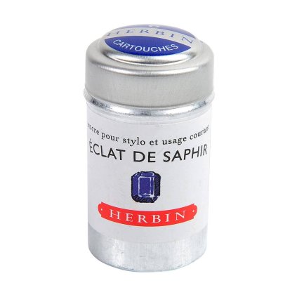 Inkoustové bombičky Herbin, 6 ks Éclat De Saphir