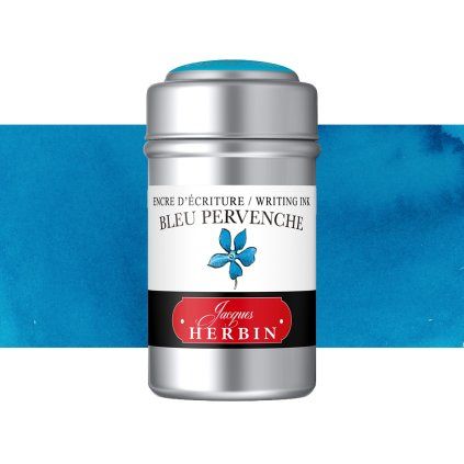 inkoustove bombicky herbin bleu pervenche