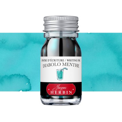 inkoust pro plnici pera herbin 10ml diabolo menthe