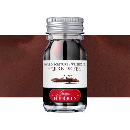 inkoust pro plnici pera herbin 10ml terre de feu