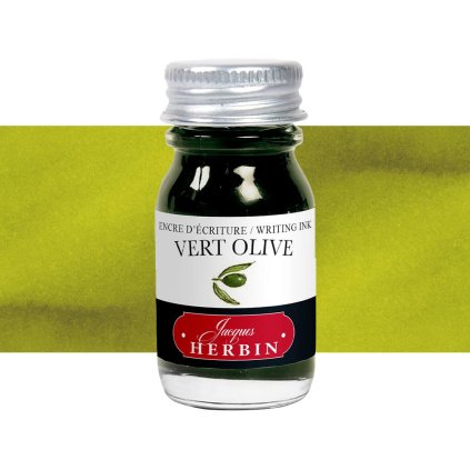 inkoust pro plnici pera herbin 10ml vert olive