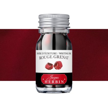 inkoust pro plnici pera herbin 10ml rouge grenat