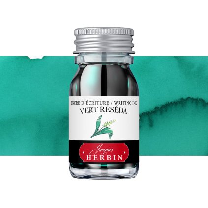 inkoust pro plnici pera herbin 10ml vert reséda