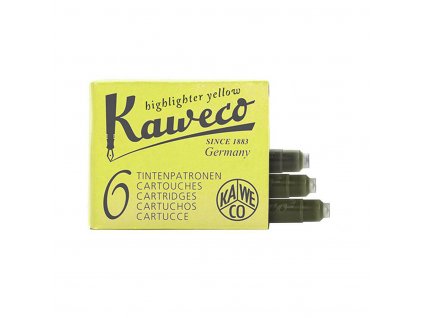 Inkoustové bombičky Kaweco, 6 ks Glowing Yellow