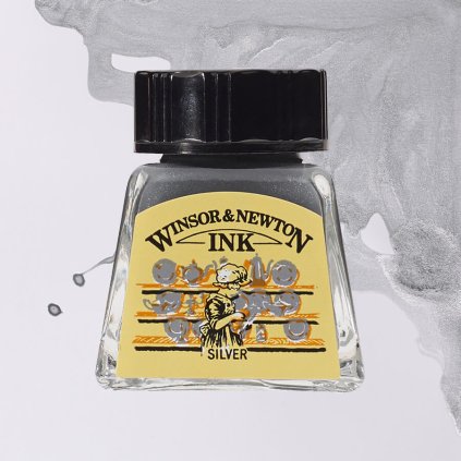 Umělecká tuš Winsor & Newton Silver