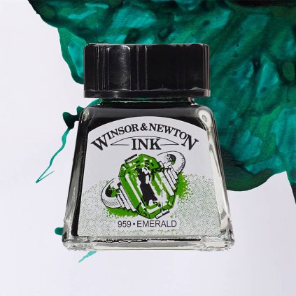 Umělecká tuš Winsor & Newton Emerald
