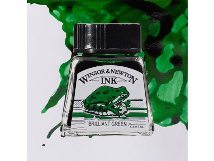 Umělecká tuš Winsor & Newton Brilliant Green
